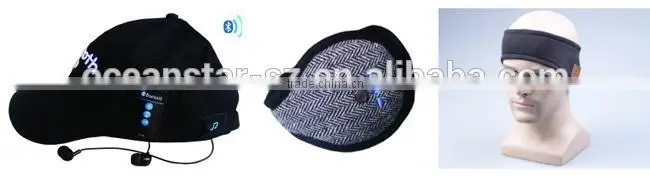 Custom Made Logo bluetooth Knit Beanie hat with Custom logo