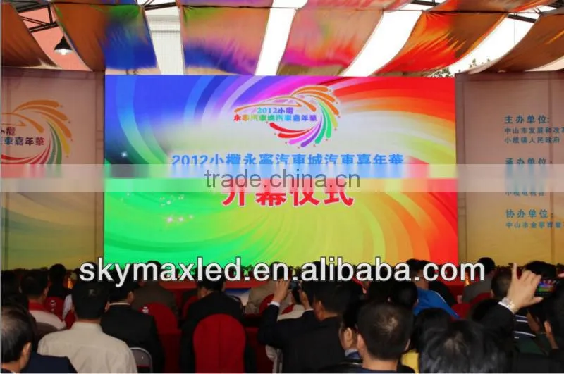 rental P6 indoor led advertising screen