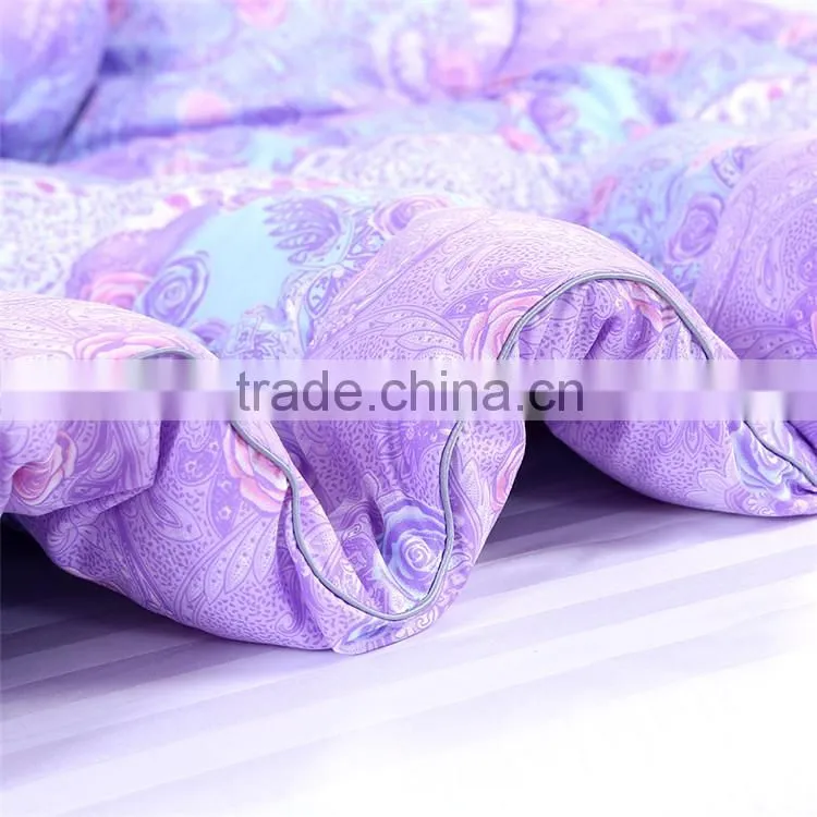 hot design home use soft luxury quilt down comforter bright color comforter sets