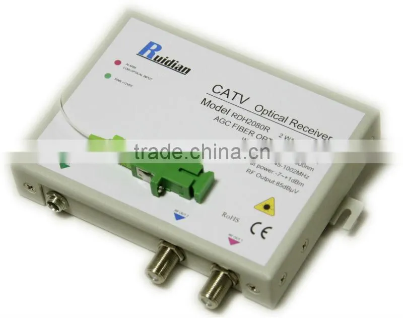 FTTH Two Ways CATV Fiber Optic AGC Receiver price