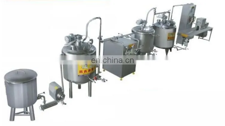 Customized Professional pasteurizated milk processing plant pasteurised line oat production