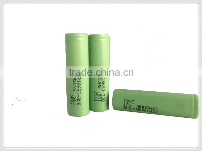 ICR18650-30B for samsung 18650 3.7v 2950mah polymer li-ion battery cell for electric bike