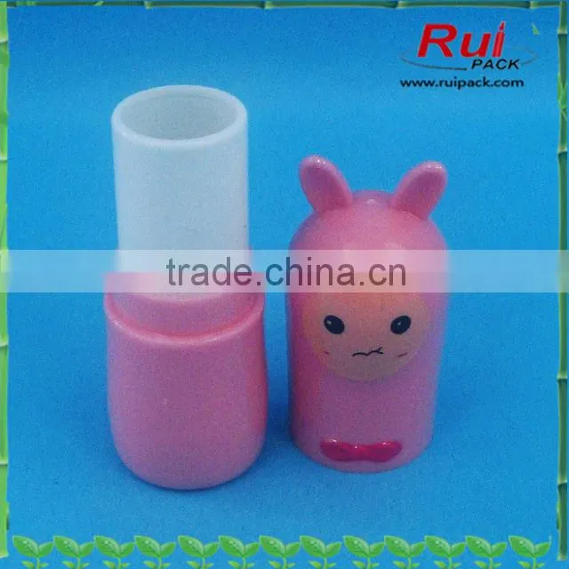 Round plastic lip balm container,Plastic lip balm stick container 5g