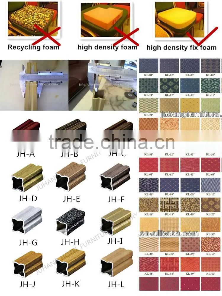 European style Stable quality metal frame luxury chair