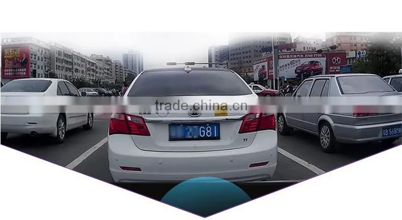 2016 popular one way driving video recorder universal Hidden WIFI NTK 96658 Chipset DVR car tachograph car camera kits