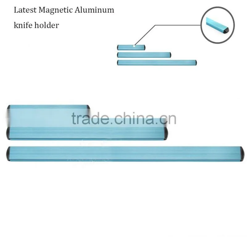 New arrival professional Aluminum kitchen Magnetic Knife holder and Utensil Rack 18 Inch