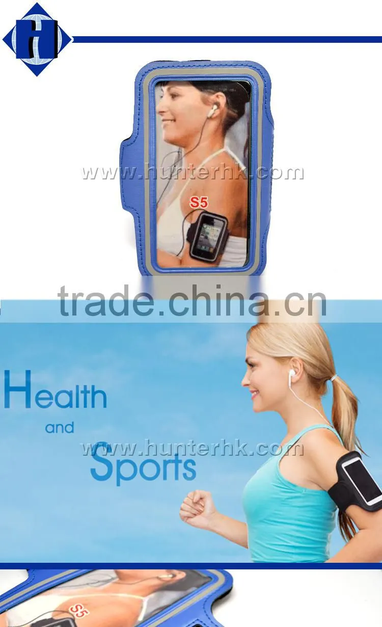 With Touch Screen Armband Pouch For Mobile Phone