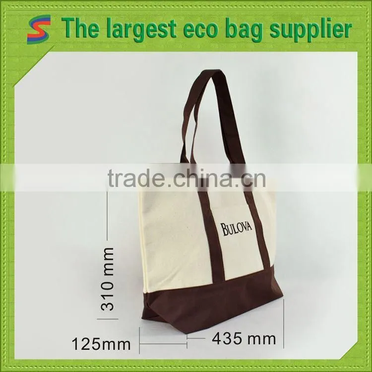 standard size canvas tote bag shopping bag cotton