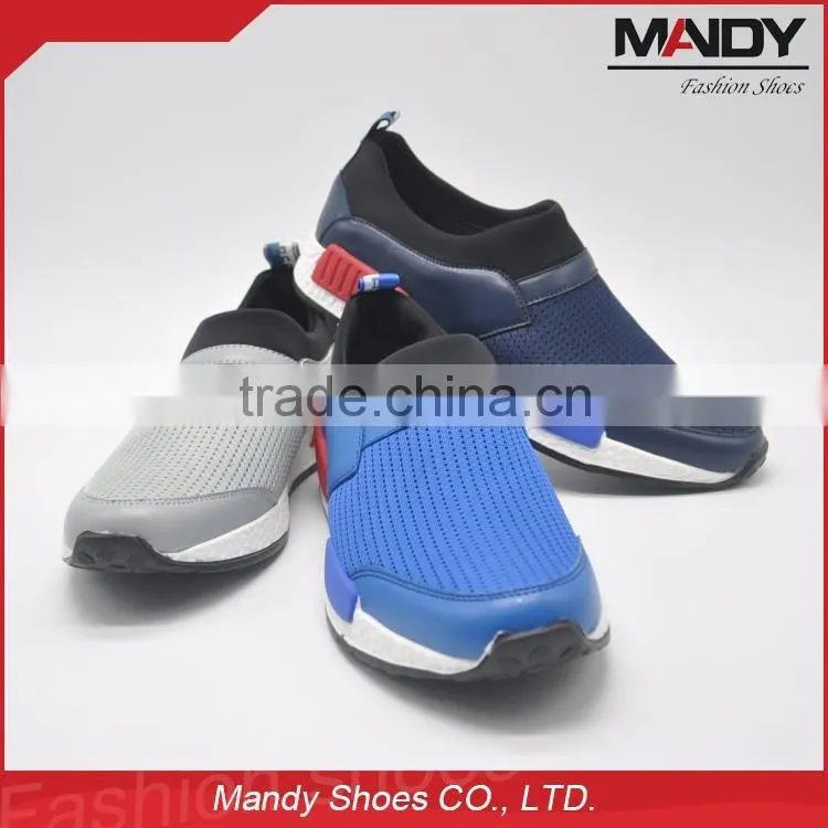 Wholesale custom colorful rubber sole loafer sports shoes men