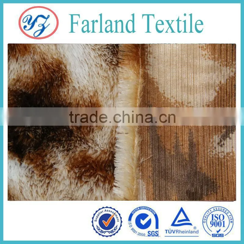 100%polyester textile and apprel fabric PV velvet Plush