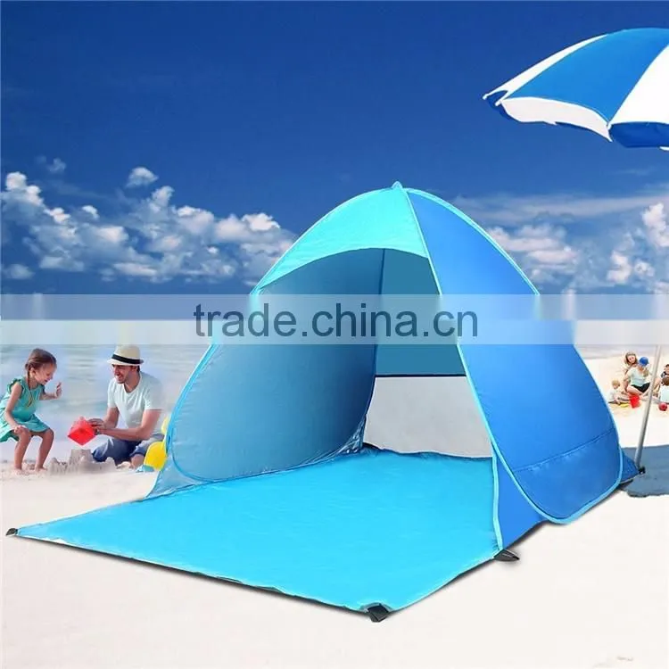 Camping Outdoor Tent Shelter Automatic Beach Anti-UV Fishing Ultra Light Umbrella Pop Up Tent