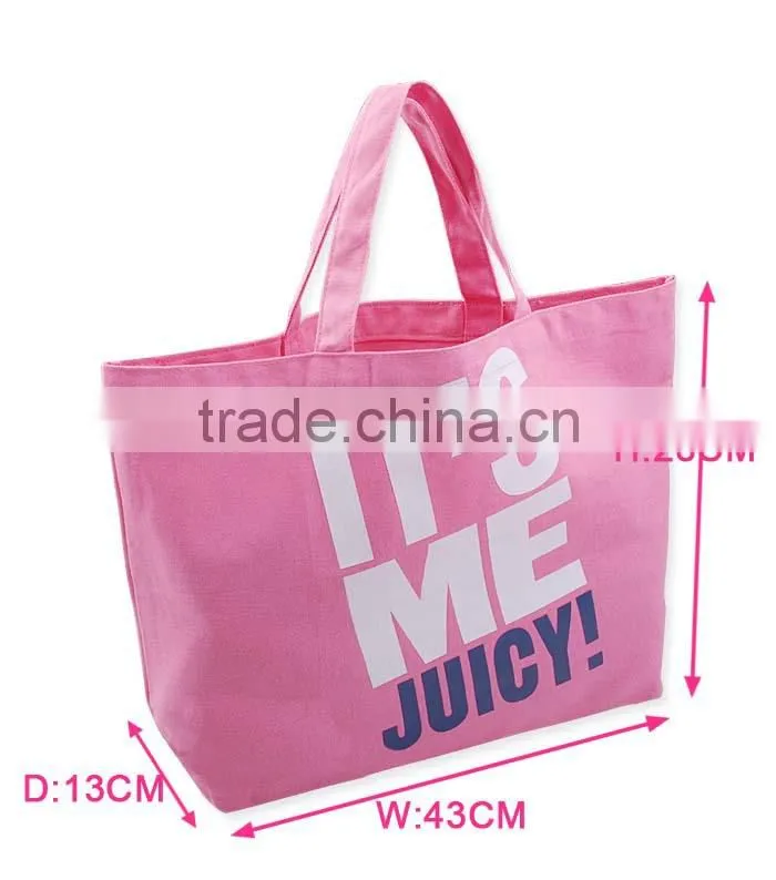 2016 Fashion Popular Japanese Canvas shopping tote Bags
