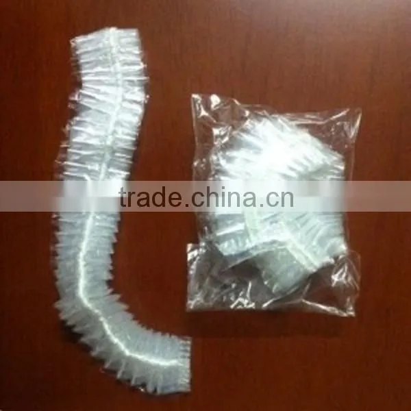 MSC0001 Hotel Guest Amenities PE Ear Plastic Hotel Disposable Shower Cap