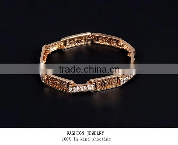 Alibaba Uk New Style Fashionable High Quality Rhinestone Gold Set