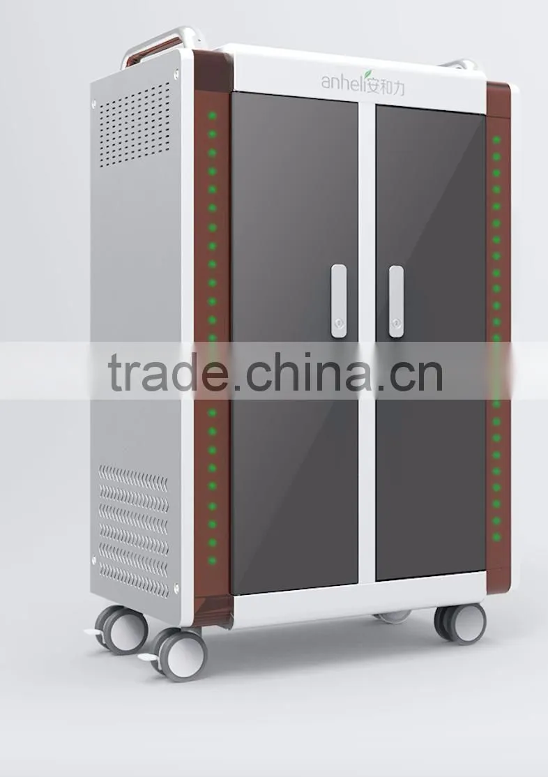 40 compartment charging cart for ipad