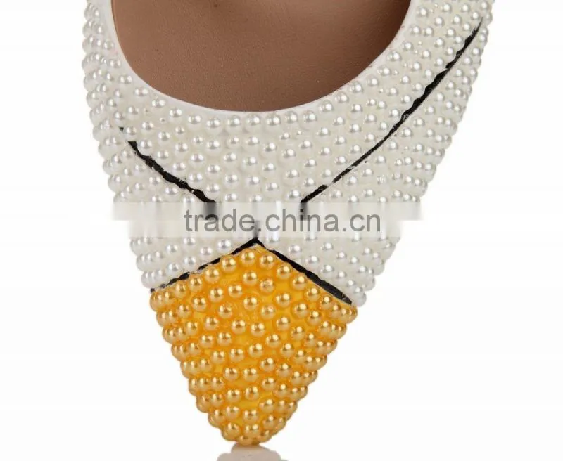 Pearl Decoration Elegant Flat Casual Shoes for Women 2015 Comfort No Heel Lady Footware