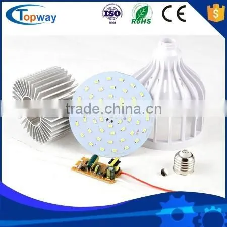 high quality AC100-240V e27 18w 24w 36w 50w 1000 lumen led bulb lamp
