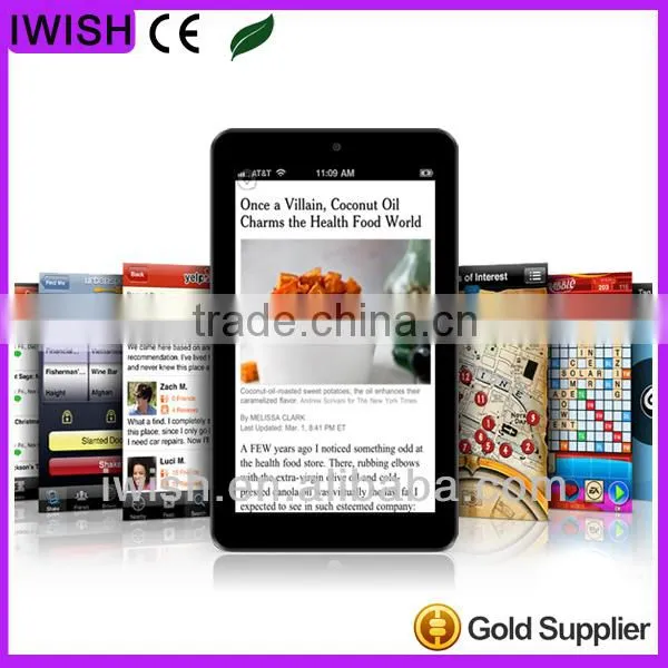 7 inch Allwinner A20 Dual-Core,ARM Cortex A7@1.0Ghz 1G DDR3 tablet pc support abdroid wifi bluetooth
