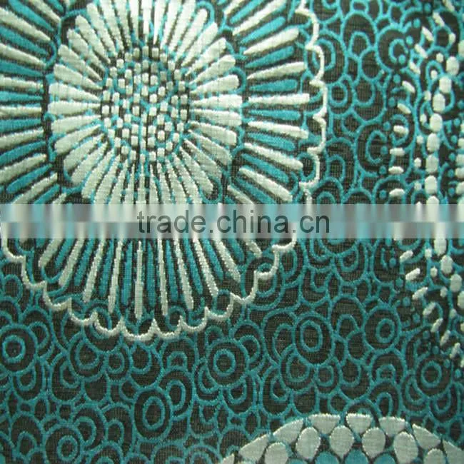 upholstery jacquard cheap curtain fabirc (HX06046)