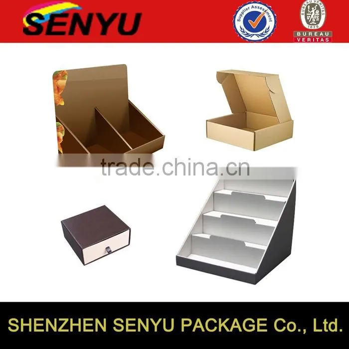 simple style, fancy design, custom full color printing,unique brown kraft paper box packaging