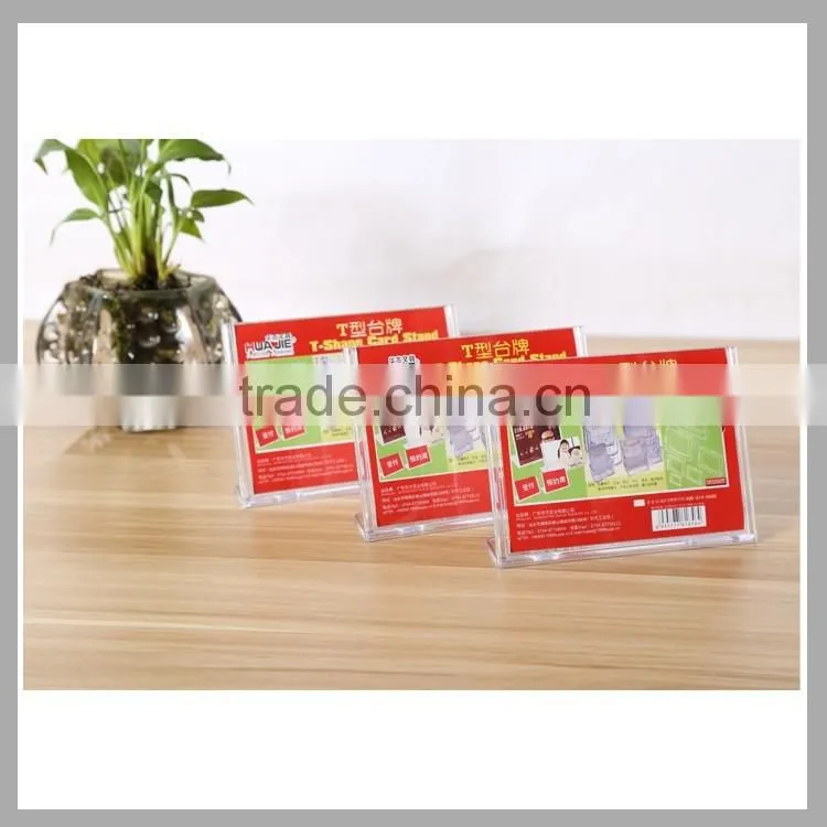 Office supplies T shape conference acrylic display stand