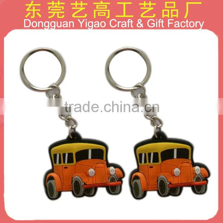 ATBC-PVC 3D / 2D mordern key rings for 2016
