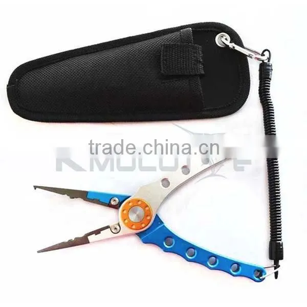 Multifunctional High Quality Outdoor Fishing Tackle Aluminum alloy Fishing Pliers Kmucutie Pliers CHQZ1