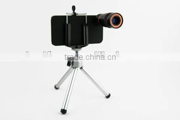 8X Telephoto Zoom Lens for Apple iPhone 4 4s with Tripod Holder