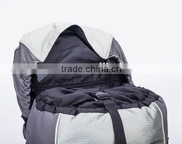 Foldable waterproof hiking backpack with a small backpack