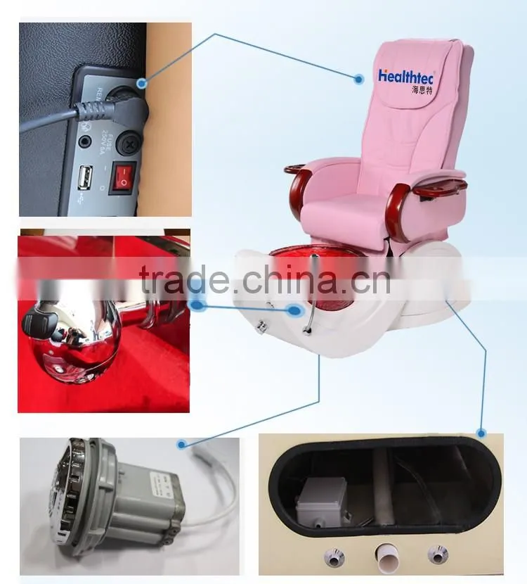 nail beauty supplies wholesale pedicure spa chair glass bowl