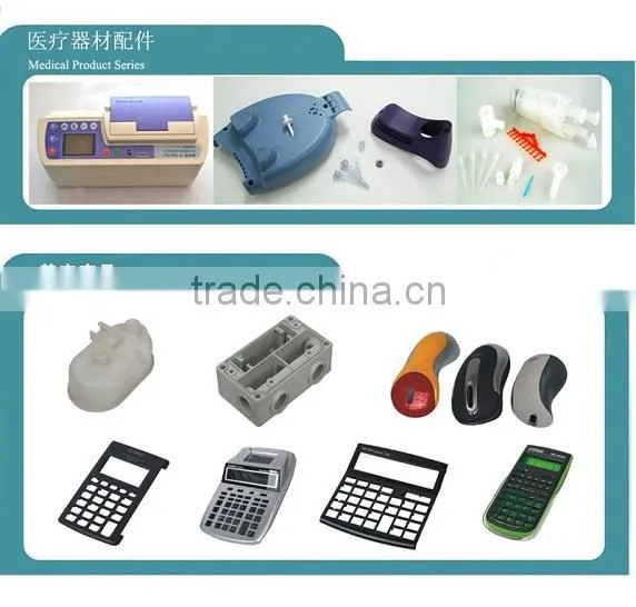 plastic mold maker with abs pc pmma pe pp pa66 nylon pvc tpr plastic material injection mould