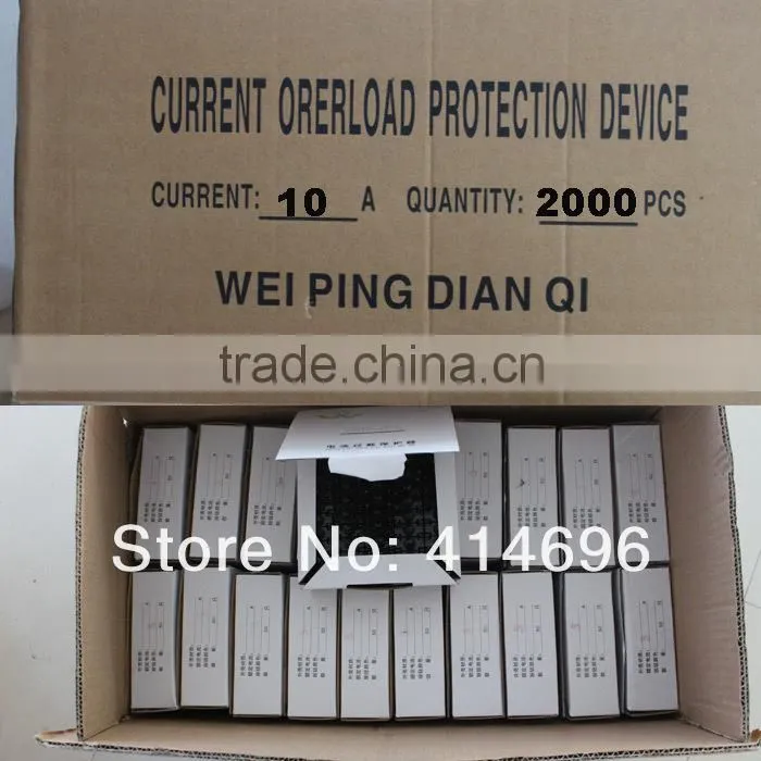 FILN Wp-01 Circuit Breakers Silver Contact point 10A 6A Plastic overload protector Switch With waterproof cover