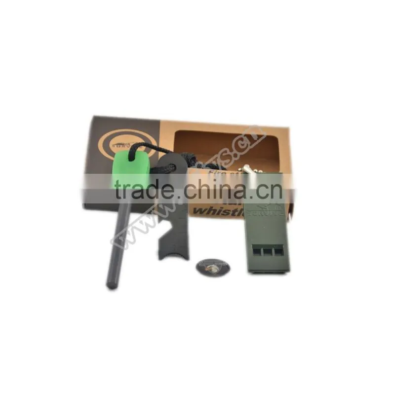 Most popular fire starter set with whistle