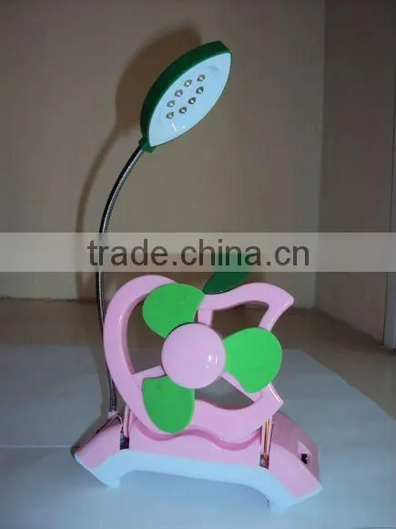 Multifunctional mini fan with light
