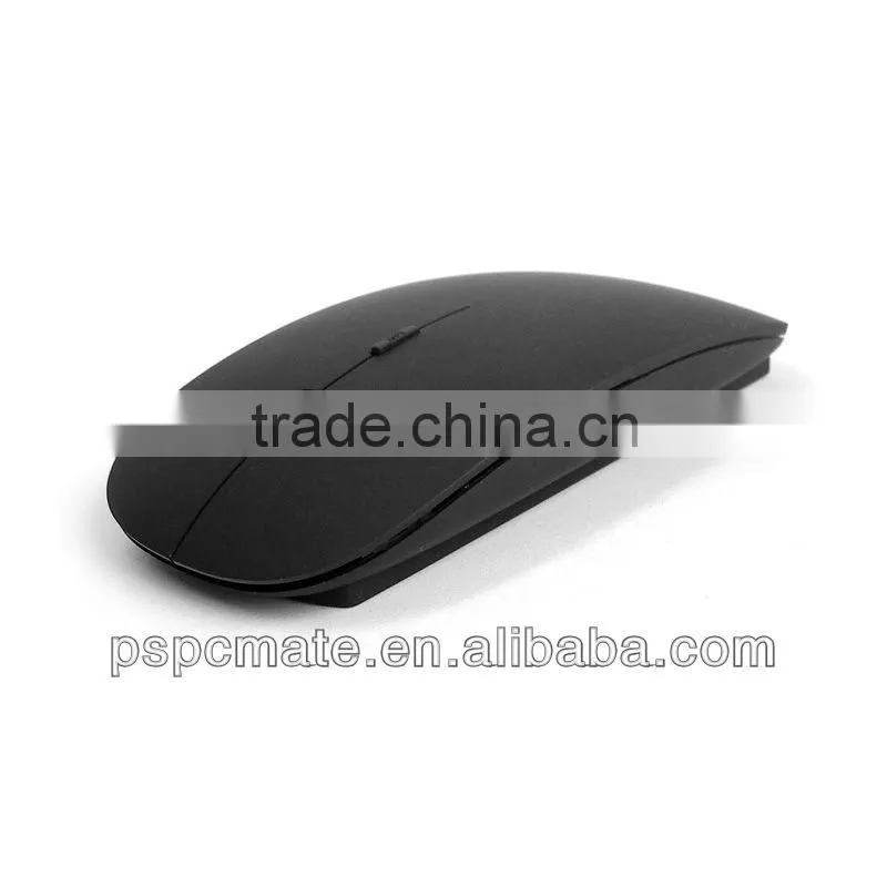 Factory flat design black computer 2.4G optical wireless webkey mouse
