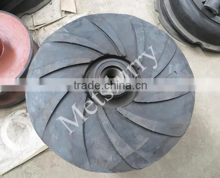 Free sample Rubber lined Slurry Pump Impeller R55