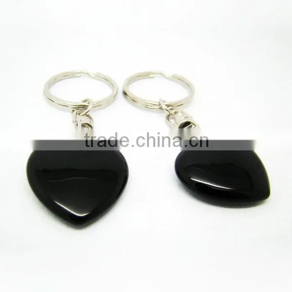 Promote Product Gemstone Heart Key Chain Gift