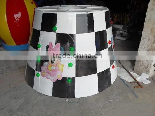 2014 attractive amusement car ride,rotating crazy car rides for fun