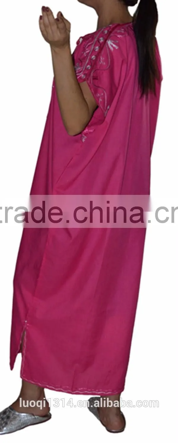 2016 High fashion embroidered womens dresses moroccan caftan dresses