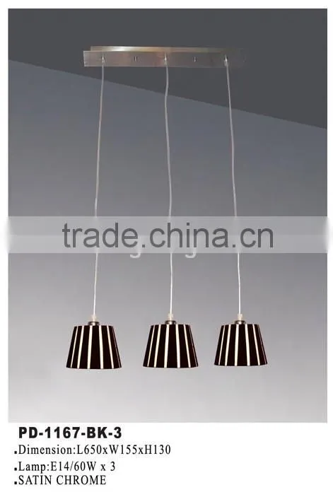 High class white lamp shade pendant lighting for Office