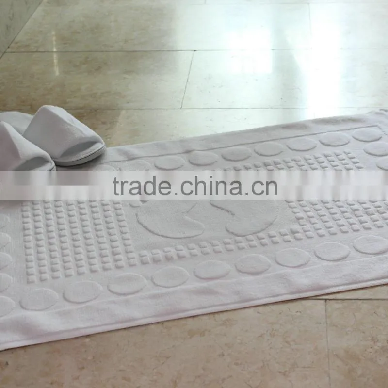 china manufacture 100% cotton loop bath mat