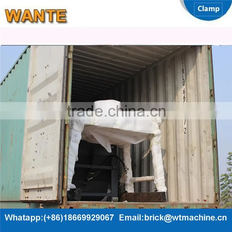 WANTE MACHINERY Hydraulic forklift block clamp for brick making machine