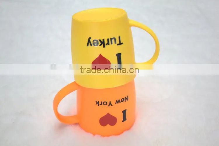 Porcelain insulated mug saida colourful coffee mugs