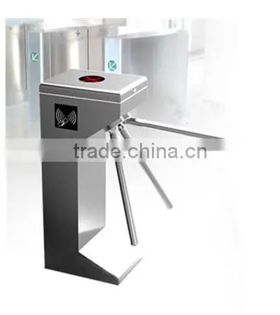 high reaction speed access control barrier gate waist height vertical tripod turnstile mechanism