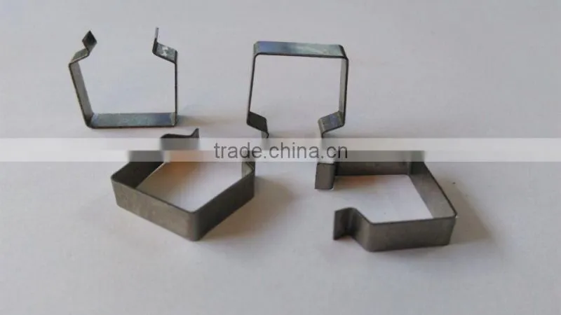 Custom spring steel wire clips