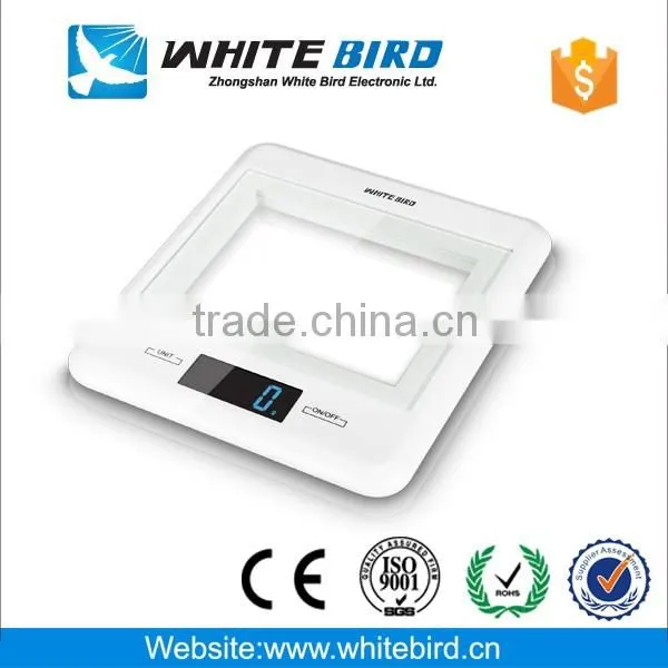 5kg/1g LCD electronic digital tempered glass kitchen Scales