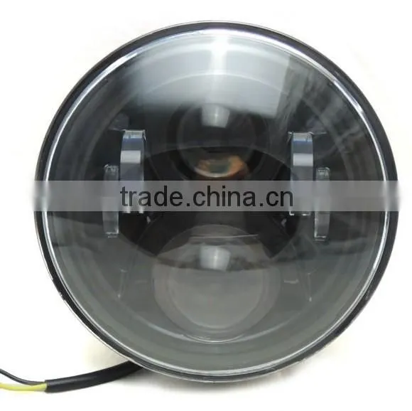 Wholesale 7" Round LED Motorcycle Head Light 7inch Led Lamp Headlight For Hornet250 600 900 VTEC VTR250 Honda CB400 CB500 CB1300