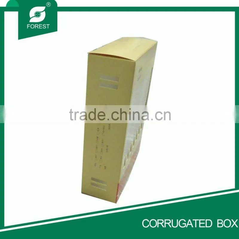 2015 YELLOW CARDBOARD CORRUGATED CARTON BOX EP87515