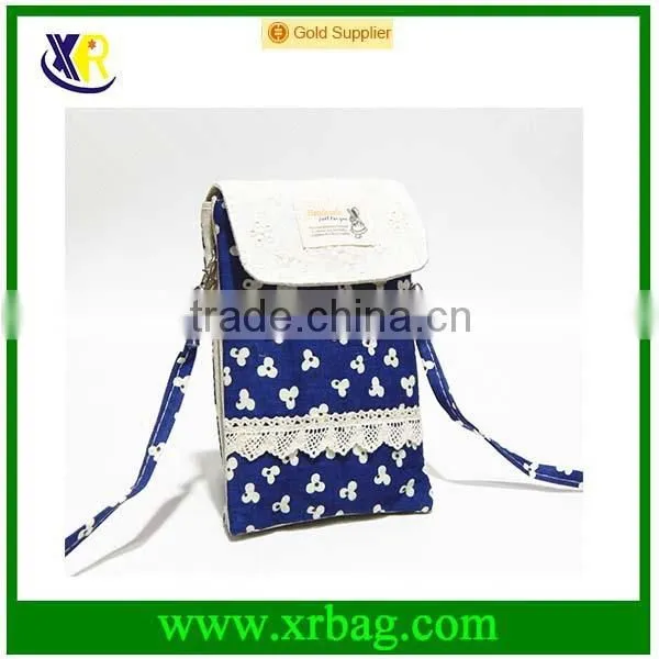 custom promotional solid color cell phone bags
