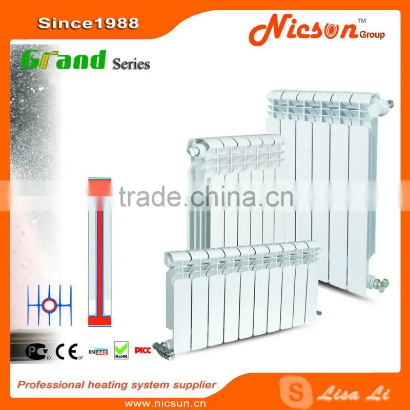Sanitary 2014 new aluminium steel radiator bimetal radiator